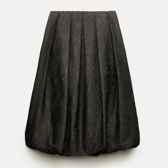Zara Voluminous Balloon midi skirt size XS and S - Picture 7 of 13